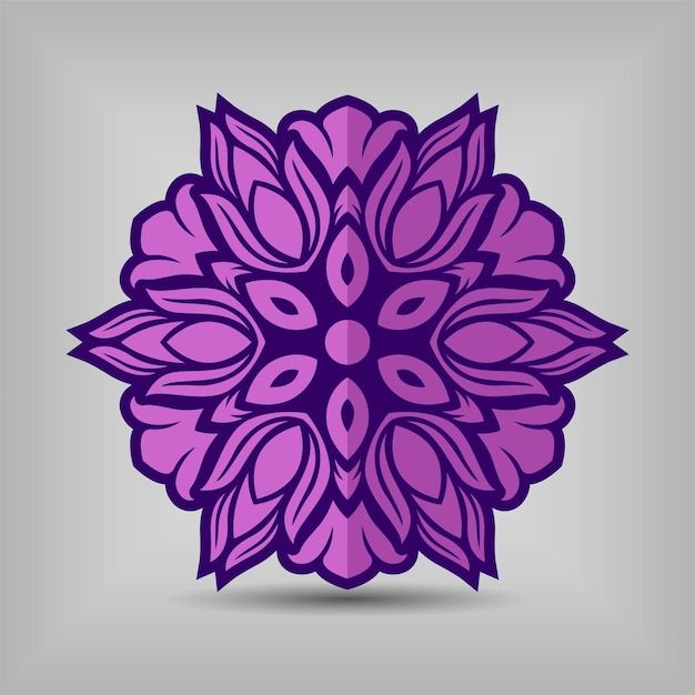 Moderne mandala kunst illustratie vector ontwerp