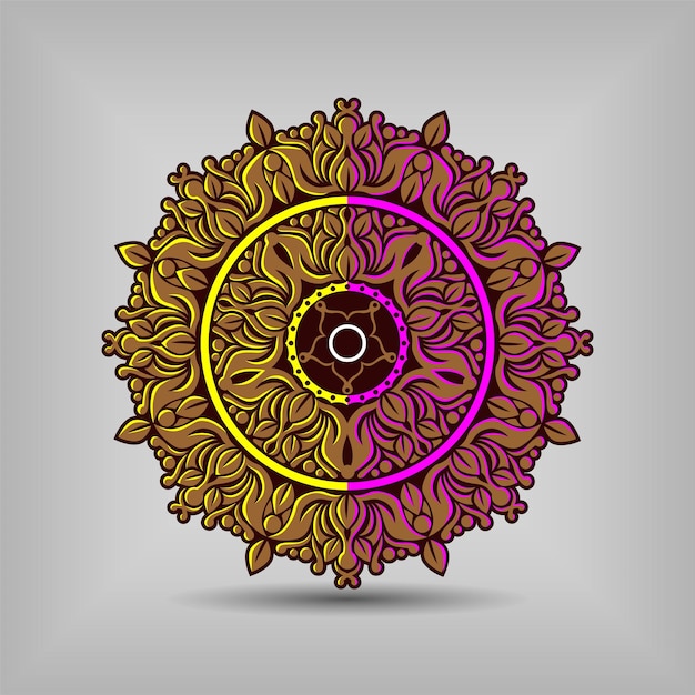 Moderne mandala kunst illustratie vector ontwerp