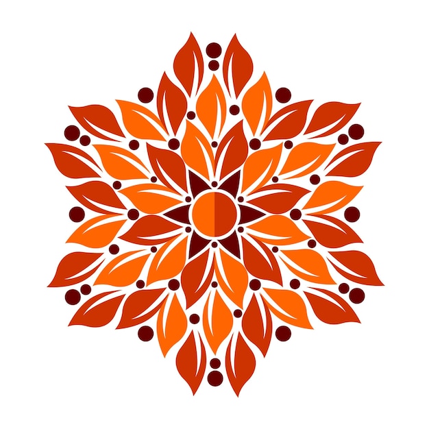 Moderne mandala kunst illustratie vector ontwerp