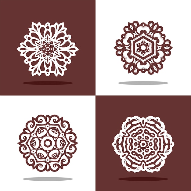 Moderne mandala kunst illustratie vector ontwerp