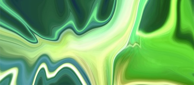 Moderne marmeren patroon vloeibare golvende achtergrond met lichtgroen effect