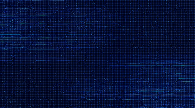 Moderne microchip op technische achtergrond