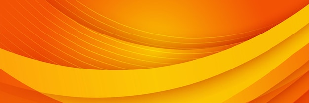 Moderne minimale oranje achtergrondontwerp abstract oranje banner vector illustratie gele oranje vector abstract grafisch ontwerp banner patroon achtergrond sjabloon