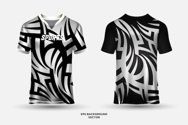 Moderne mockup jersey ontwerpsjabloon vector