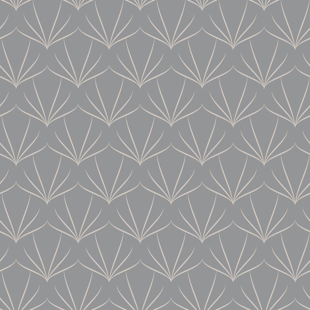 Moderne naadloze vectorillustratie Lineair patroon op een grijze achtergrond Sierpatroon voor flyers typografie wallpapers achtergronden