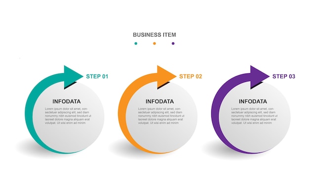 Moderne ontwerpsjabloon infographic.