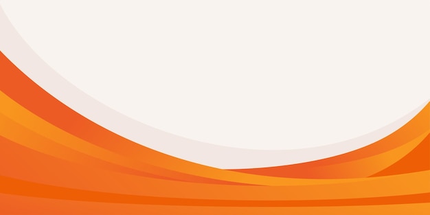 moderne oranje abstracte banner achtergrond vectorillustratie