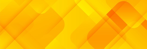 Moderne oranje gele banner geometrische vormen corporate abstracte technologie achtergrond Vector abstracte grafisch ontwerp banner patroon presentatie achtergrond web template