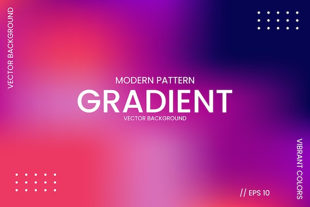 Moderne patroon gradiënt vector achtergrond paars en rood