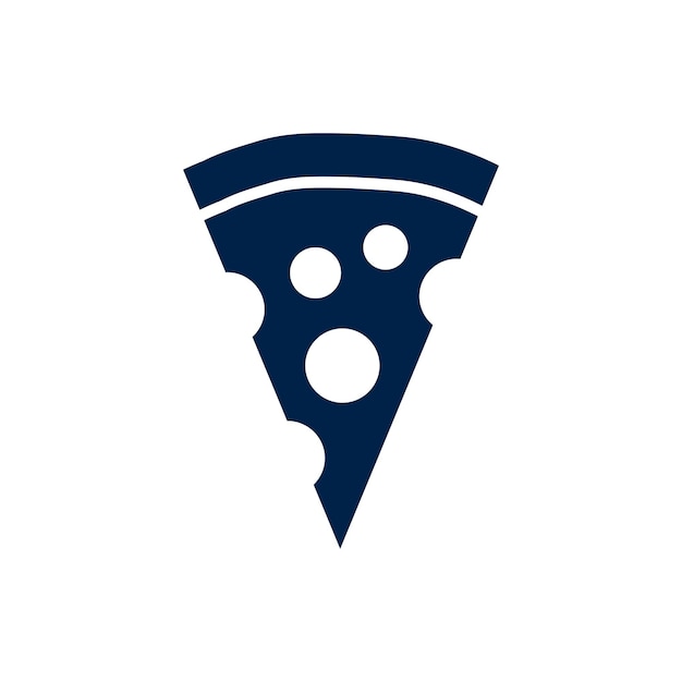 Moderne Pizza Icon Pizza Vector