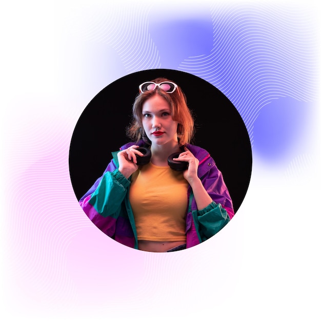 Moderne profielfoto voor sociale media