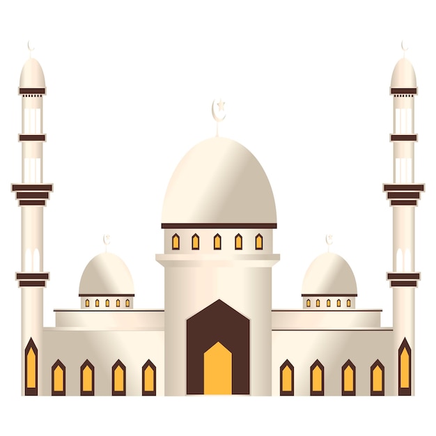 Moderne Ramadan Moskee Gradiënt