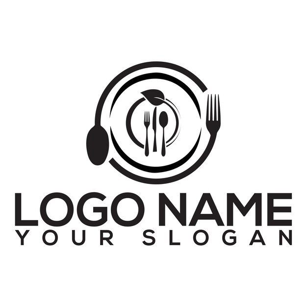 Vector moderne restaurantlogo kunstpictogrammen en afbeeldingen