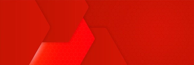 Moderne rode abstracte bannerachtergrond