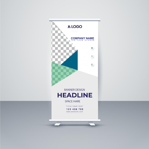 Moderne Roll-Up Banner voor Corporate Branding en Evenementen
