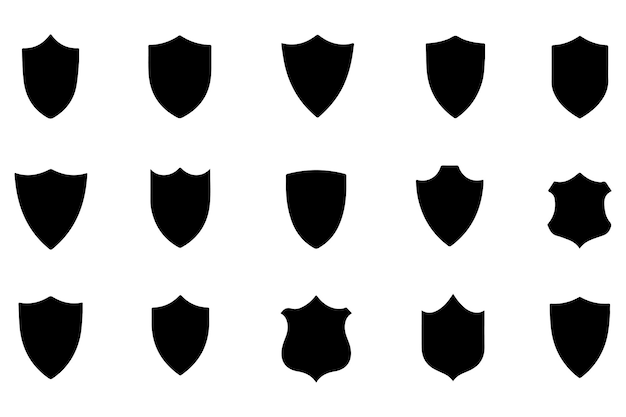Moderne Schild Icon Pack