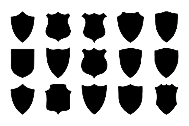Moderne Schild Icon Pack