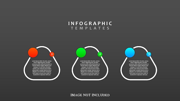 Moderne stijlvolle infographic ontwerpsjabloon