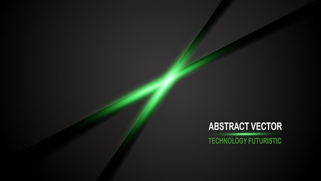 Moderne technologie futuristische neon kleur banner concept vectorillustratie