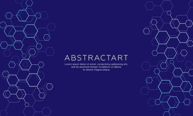 Moderne technologie vectorillustratie met vierkante raster Technologie banner sjabloon kubussen textuur