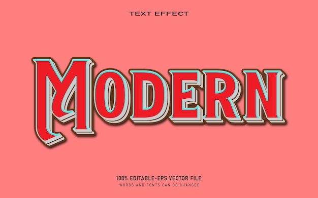 Moderne teksteffect bewerkbaar elegante vetgedrukte tekststijl