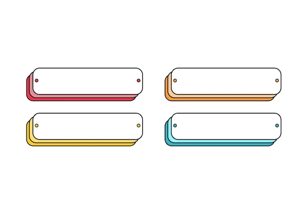 moderne tekstvak sjabloon infographics banner
