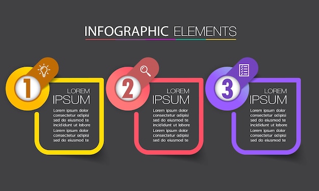 moderne tekstvak sjabloon infographics banner