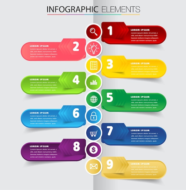 Moderne tijdlijn tekstvak sjabloon infographics banner