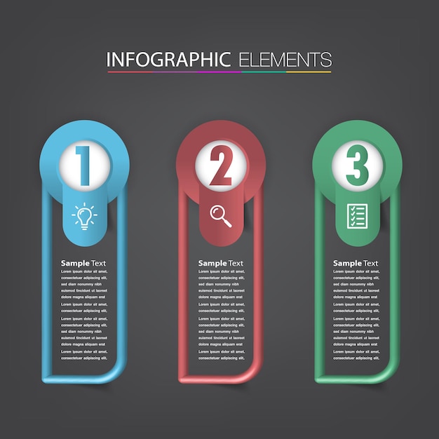 Moderne tijdlijn tekstvak sjabloon infographics banner