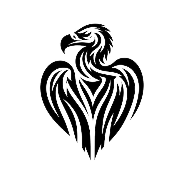 Moderne tribale tatoeage gier abstracte lijn kunst van dieren minimalistische contour vector