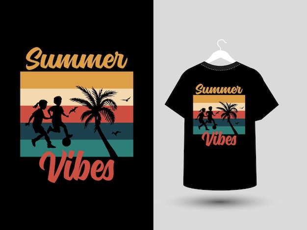 Moderne typografie t-shirt ontwerp sjabloon