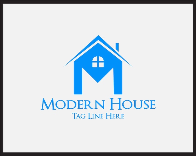 Moderne woningen en onroerend goed logo-ontwerp voor uw bedrijf
