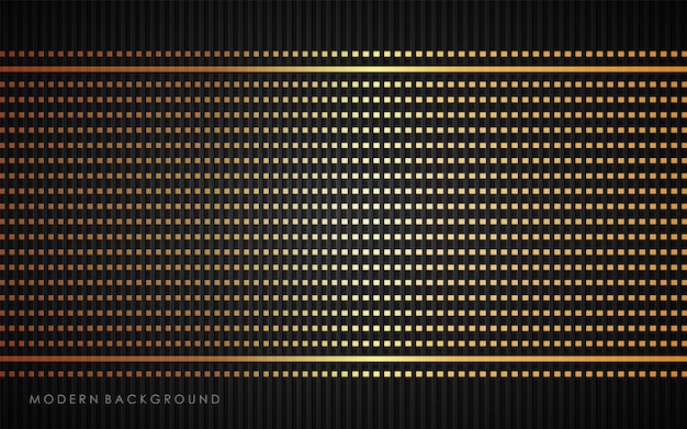 Vector moderne zwarte en gouden lijnen luxe achtergrond