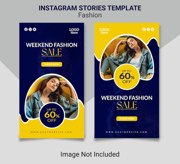 Modeverkoop interieurontwerp Instagram stories