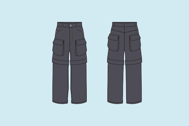 Vector modular utility jean