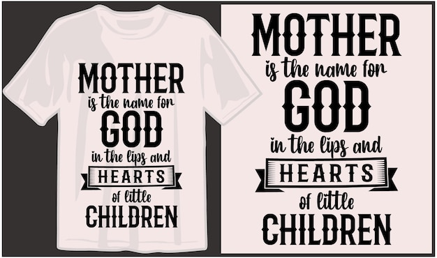 Moeder en Baby Matching TShirt Design MotherDaughter TShirt Design Mom Motivational Quote TShirt