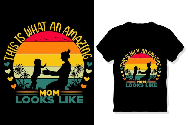 Moeder t-shirt ontwerp