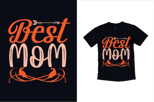 Moederdag tshirts ontwerp en typografie ontwerp