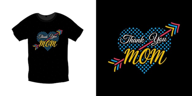 Moederdag typografie t-shirt premium vector