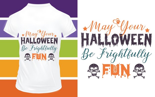 Vector moge je halloween angstaanjagend leuk zijn voor halloween t-shirt