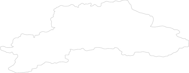 Vector mogilev belarus outline map