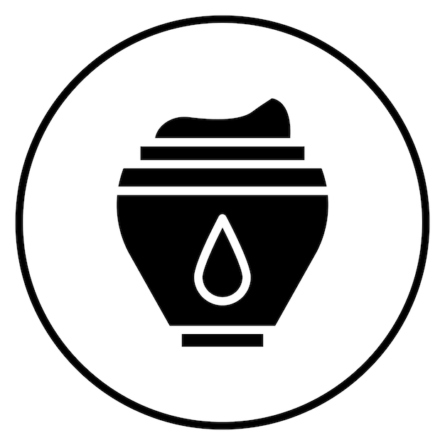 Vector moisturizer vector icon illustration of cosmetics iconset