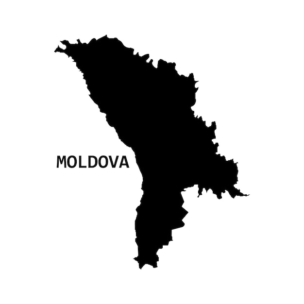 Moldova map icon vector illustration symbol design