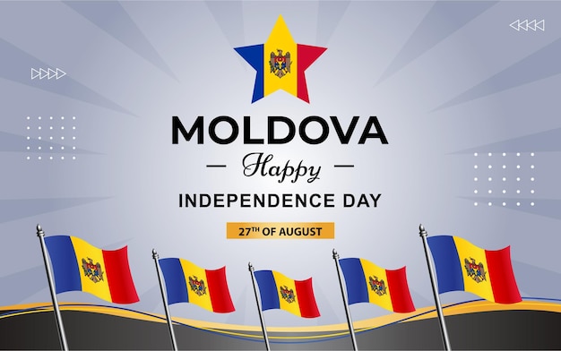 Moldova Poster for Independence Day