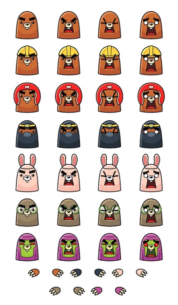 Mole Game Sprites