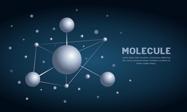 Vector moleculaire en medische achtergrond dna technologie chemie