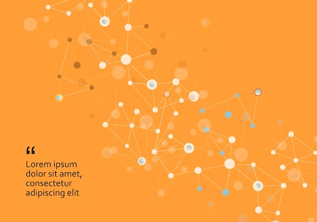 Molecule And Communication Background