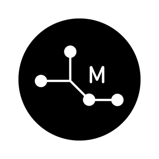 Vector molecule icon