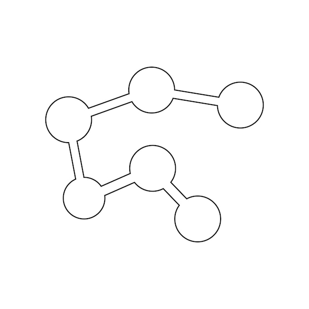 分子のロゴのアイコン