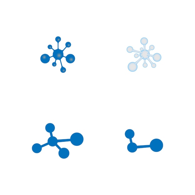 分子のロゴのアイコン